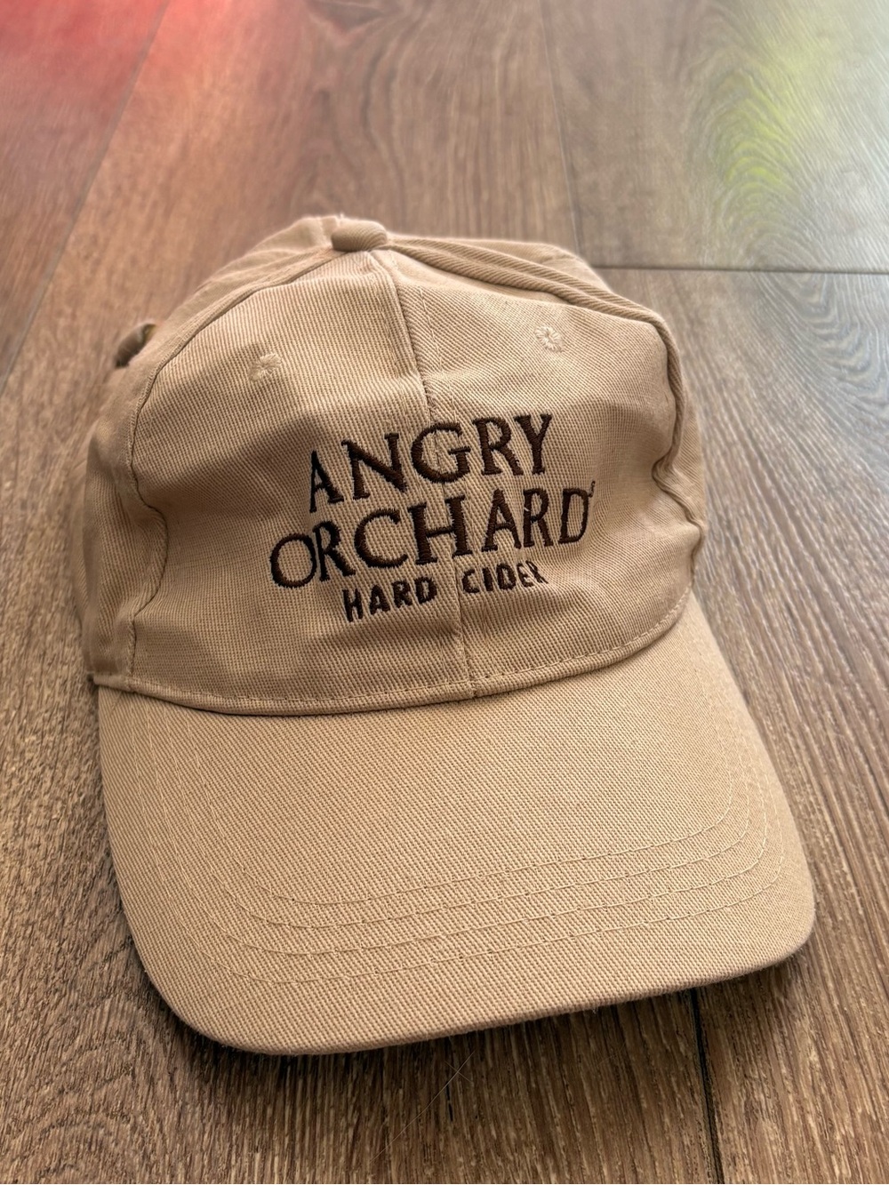 Angry Orchard Hard Cider Tan Baseball Cap